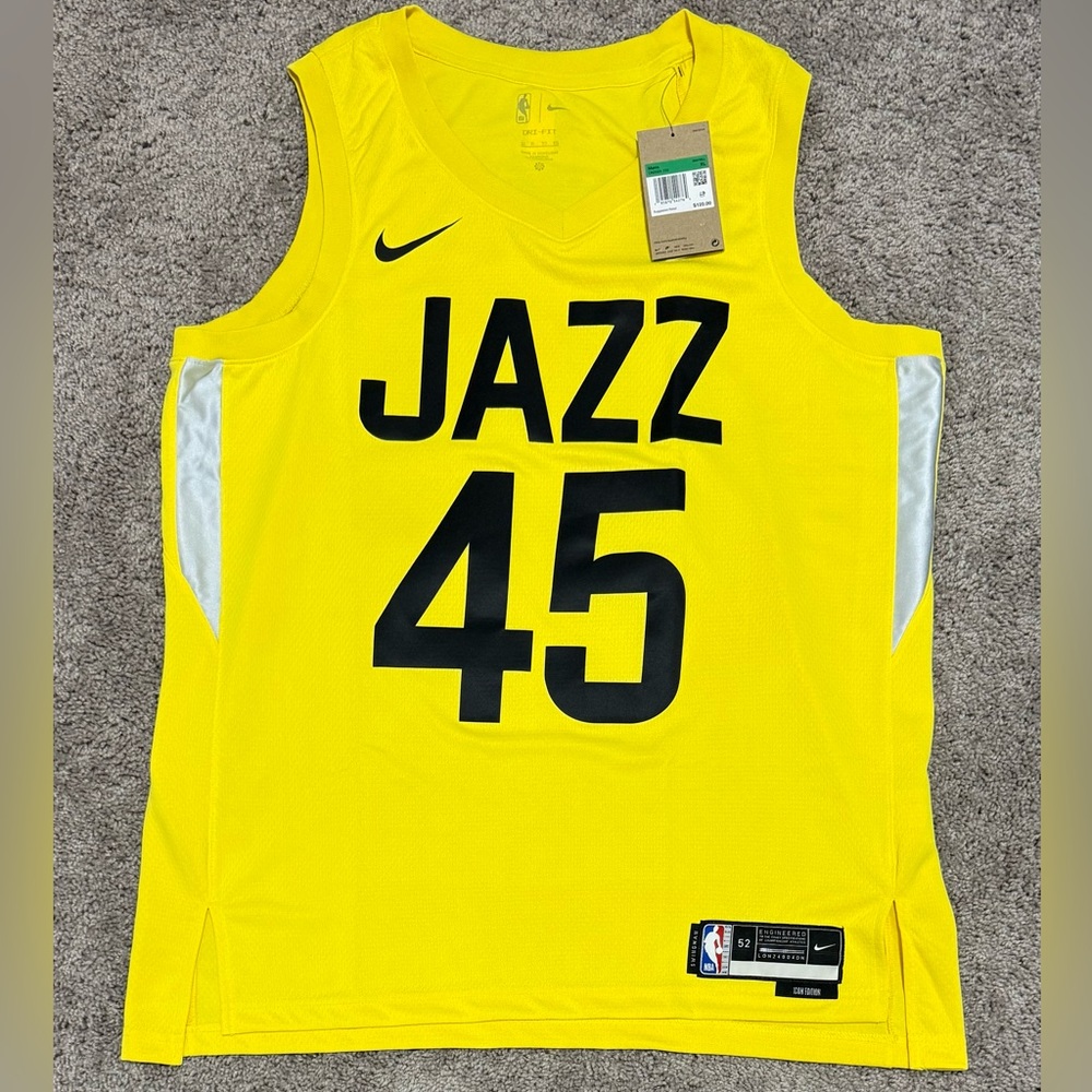Nike Donovan Mitchell Utah Jazz Swingman Jersey‎ Icon Edition Mens Size XL